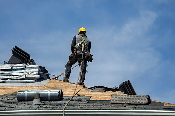 Professional Roof Installation technician working in Sequim, WA